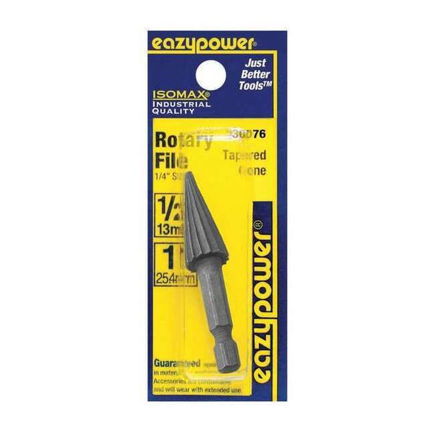 Manufacturer Varies Tapered Cone Rotary File,1/2 in.,1 pcs. 30076