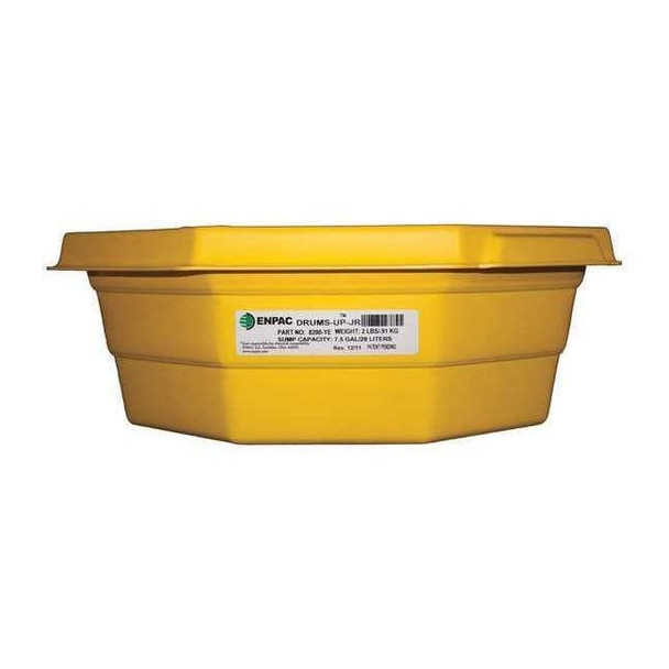 Enpac Spill Tray Absorbs 7.5 gal. ,Yellow 8200-YE