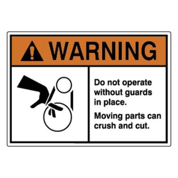 Label, Machine/Equipment, 3-1/2 in. H, PK5, HWL-535-723-5PK