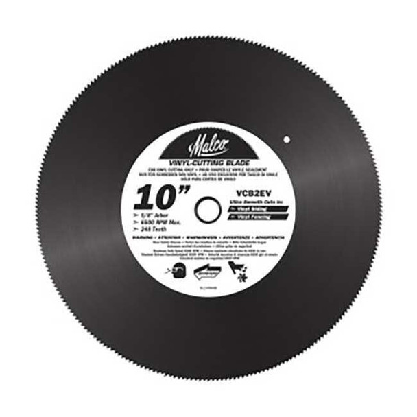 Malco Vinyl Fence Notcher, Louvered Tabs, 9 in, Heat Treated Steel VFN2