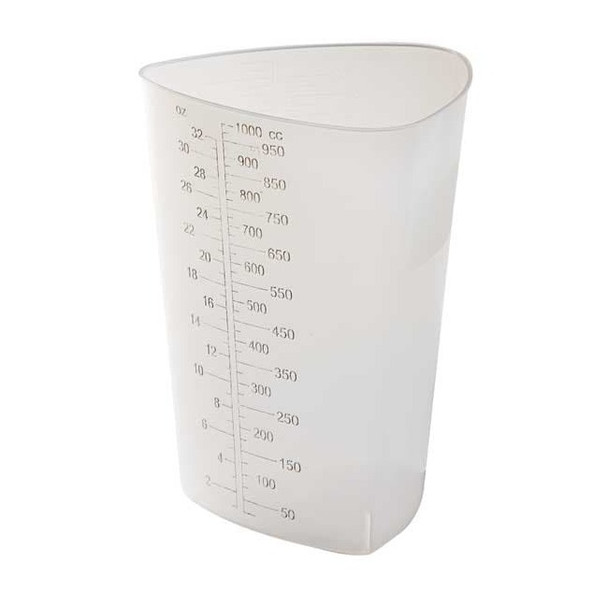 Beaker, Polypropylene, 1 L / 32 fl oz Capacity, Not Rated 200 PK