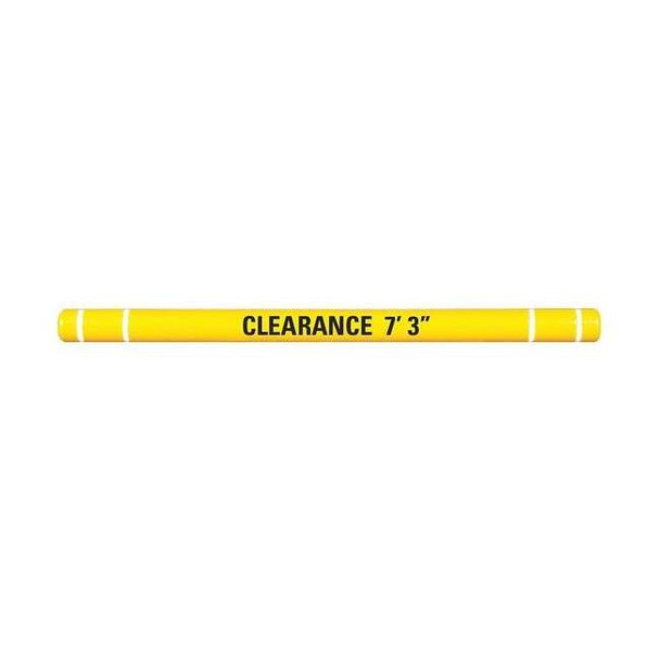 Manufacturer Varies Clearance Bar,5" O.D.,80" L,Yellow HTGRD4580YW