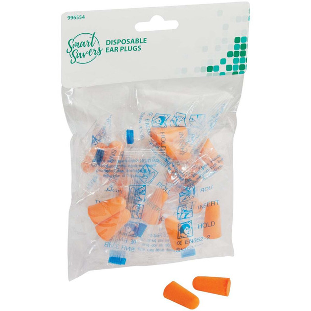 Smart Savers Foam Disposable Ear Plugs (10-Pair) 233113 Pack of 12
