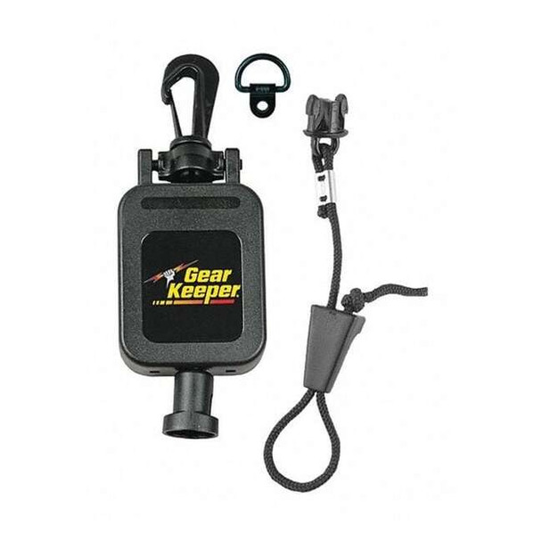 Gear Keeper Mic Retractor,28in. L,Black,Plastic,Snap RT4-4112