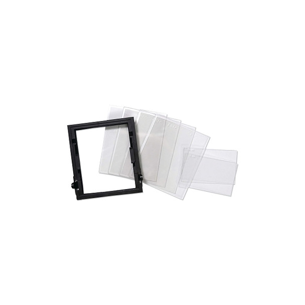 Insight Clear Safety Plate Kit, 5 in x 5 in x 1/2 in, Polycarbonate, Clear