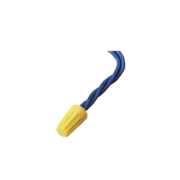 Wire-Nut® Wire Connector, Yellow,100 per Box