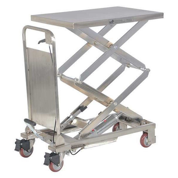 Manufacturer Varies Scissor Lift Cart,220 lb.,SS,Fixed CART-200-D-PSS