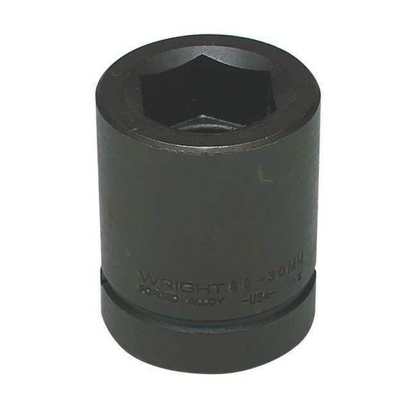 Wright Tool 1" Dr, 60mm Size, Metric Impact Socket, 6 Pts 88-60MM