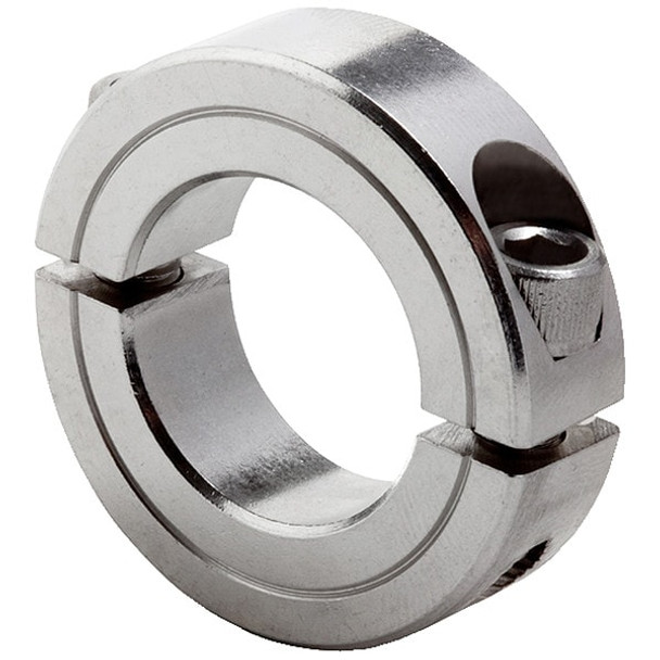 Climax Metal Products Shaft Collar,Clamp,2Pc,5/8 In,SS 2C-062-S
