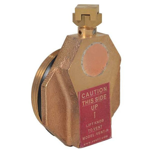 Manufacturer Varies Drum Safety Vent,Brass VENT-H