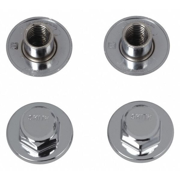 American Standard Retrofit Cap Nut, Brass, Silver, PK4 7381285-200.0070A