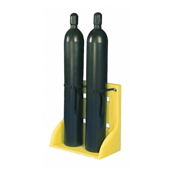 Enpac Cylinder Stand,2 Cyl.,11-1/2in.dia.,HDPE 7212-YE