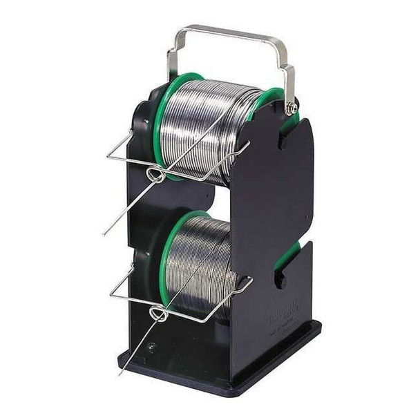 Hakko Solder Reel Stand,Black,Dual Spool 611-2