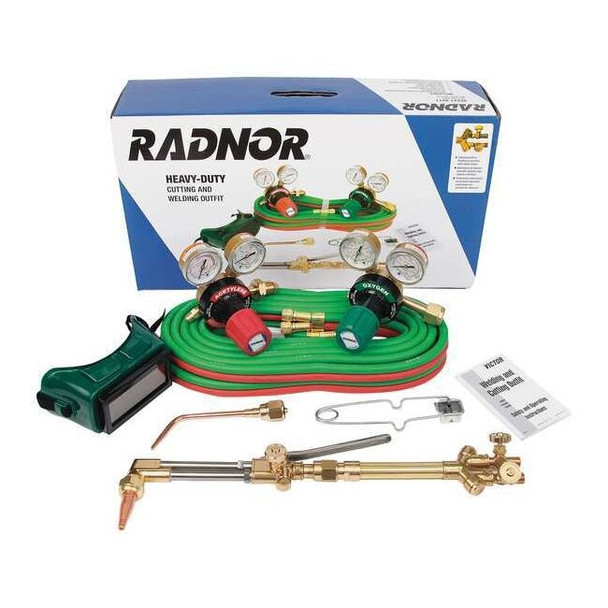 Radnor Heavy Duty Outfit, Acetylene, CA370-V, 2-W RAD64003010