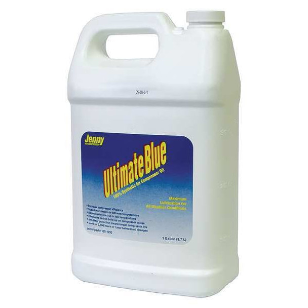 Jenny Compressor Oil,1 gal,Bottle,30 SAE Grade 105-1210 Jenny Compressor Oil,1 gal,Bottle,30 SAE Grade 105-1210