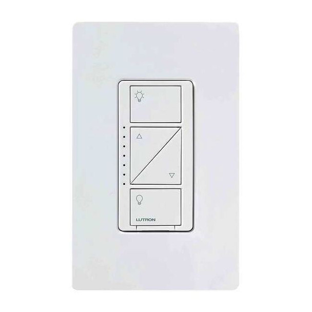 Lutron Lighting Dimmer,1-Pole,120V,White PD-6WCL-WH