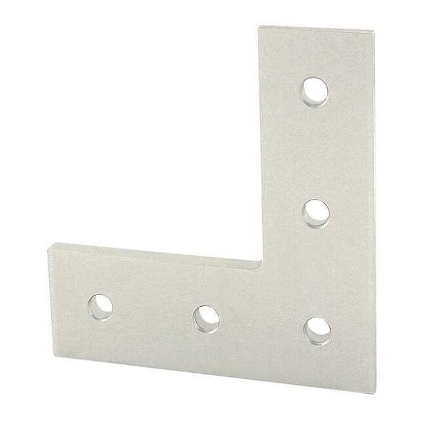 80/20 LFlatPlate,Aluminum,Silver,41/2in,41/2in 4481