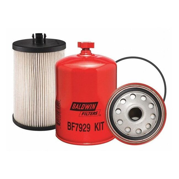 Baldwin Filters Fuel Filter, 6 25/32 in Length, 4 5/16 in Outside Dia BF7929 KIT