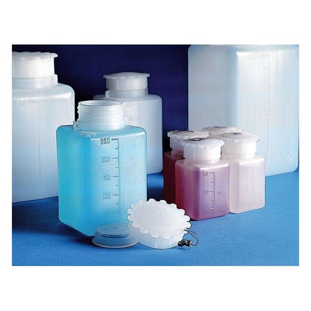 Manufacturer Varies Rect. Bottle, Graduated, HDPE, 250mL, PK10 226295-0250