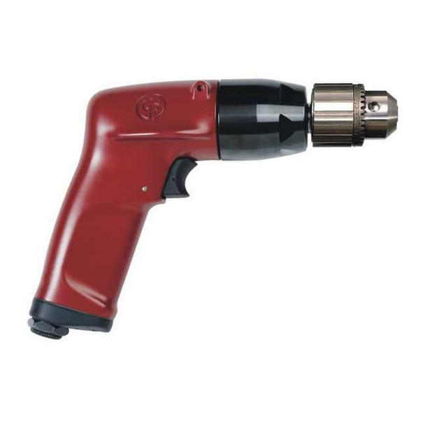 Chicago Pneumatic Air-Powered Drill, 1/4 in, NPT, Keyed CP1117P60