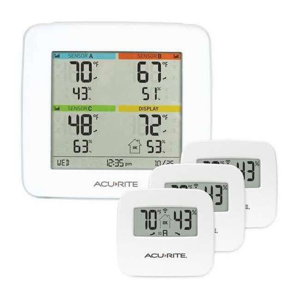 Acurite Weather Station,0 to 99.99" Rain Fall 01095M