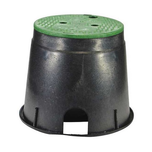 Nds Valve Box, Round, 10 in H x 9-1/2 in Dia 111BC