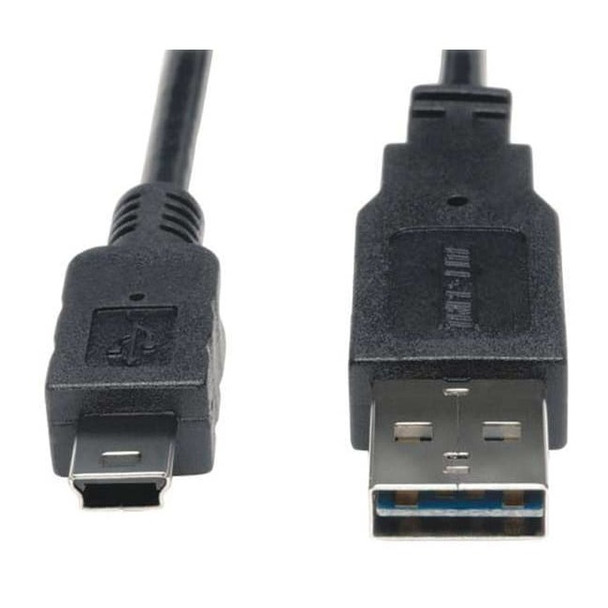 Tripp Lite 2.0 USB Cable, 6ft, USB to Mini, Black UR030-006