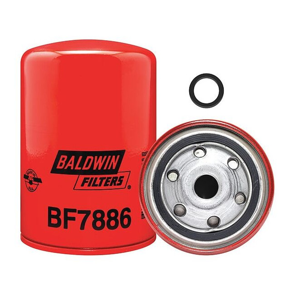 Baldwin Filters Fuel Filter, 5 5/8 in Length, 3 11/16 in Outside Dia BF7886