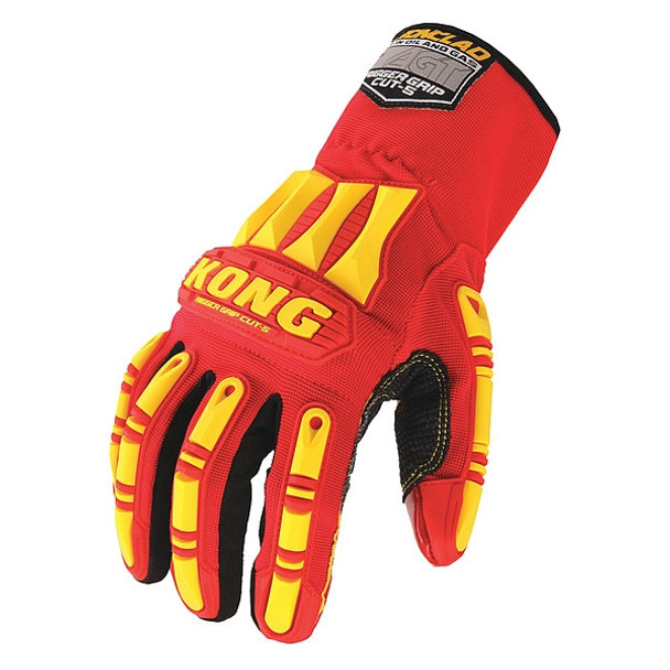Cut Resistant Impact Coated Gloves, Cut Level A5 ,Silicone ,Smooth ,S 1 PR