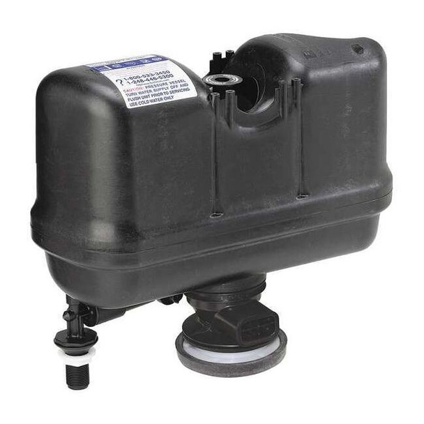 Flushmate Tank Trim, Toilet, Plastic, Black 93001072