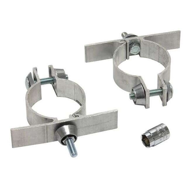Tapco Anti-Vandal Sign Mounting Bracket,for 2-3/8in DiameterPost 101799