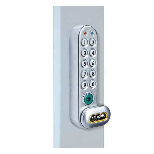 Codelocks Elect Keyless Lock,Keypad,1 5/16 in H KL1060SG-NC
