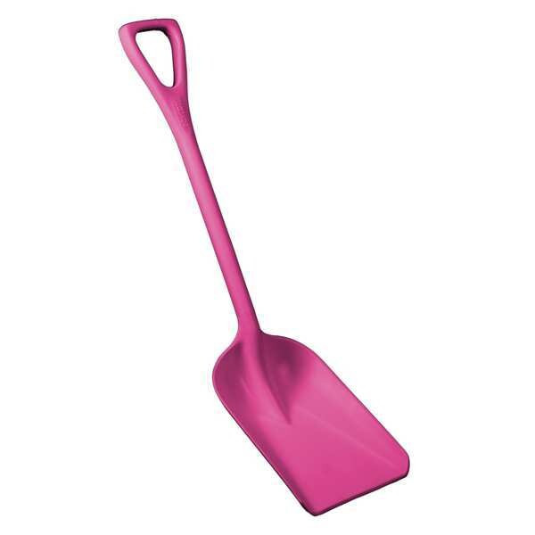 Remco Hygienic Square Point Shovel, Polypropylene Blade, 23 1/2 in L, Pink 69811