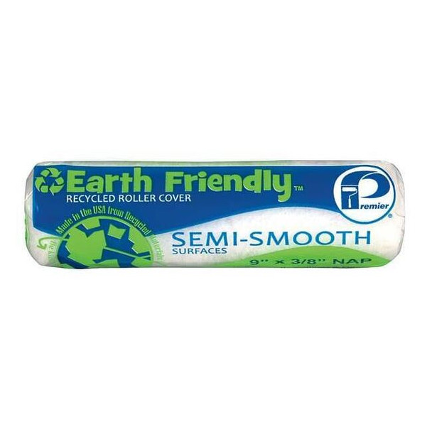 Premier 9" Paint Roller Cover, 3/8" Nap, Polyester EF938