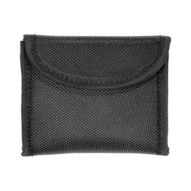 Heros Pride Glove Pouch, Nylon, Black, Double, Hook-and-Loop 1082