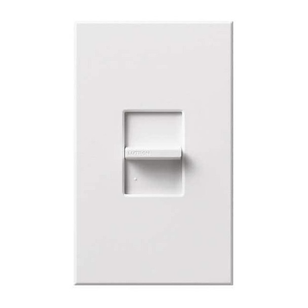 Lutron Lighting Dimmer,Slide,1-Pole,White NTSTV-DV-WH