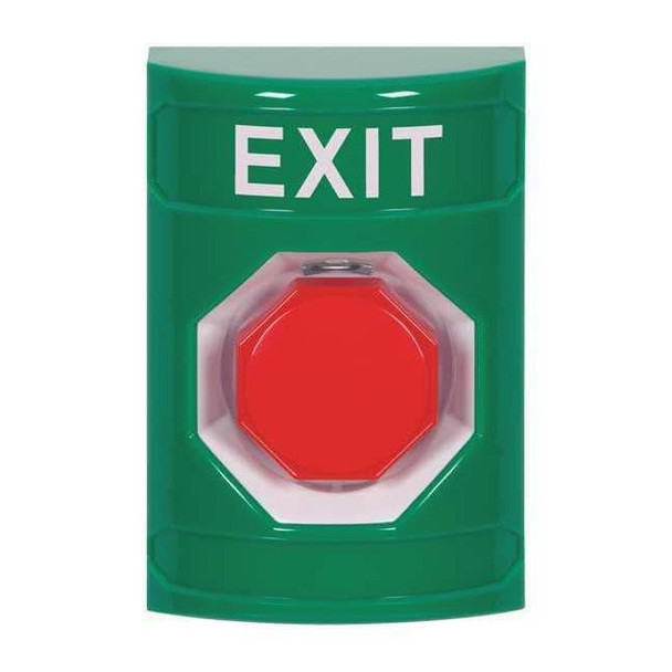 Safety Technology International Exit Push Button,Green,Polycarbonate SS2105XT-EN