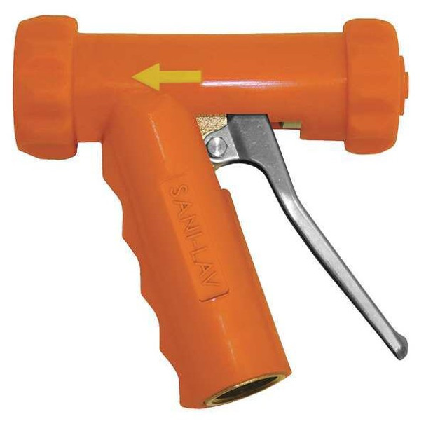 Sani-Lav Water Nozzle,Safety Orange,6-11/50 In L N81
