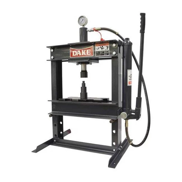 Dake Hydraulic Press,10 t,Manual Pump, 36 In 972200