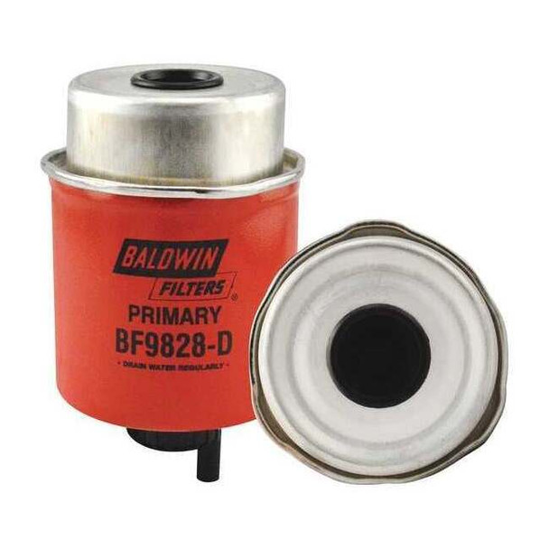 Baldwin Filters Fuel Filter,5-9/32 x 3-7/32 x 5-9/32 In BF9828-D
