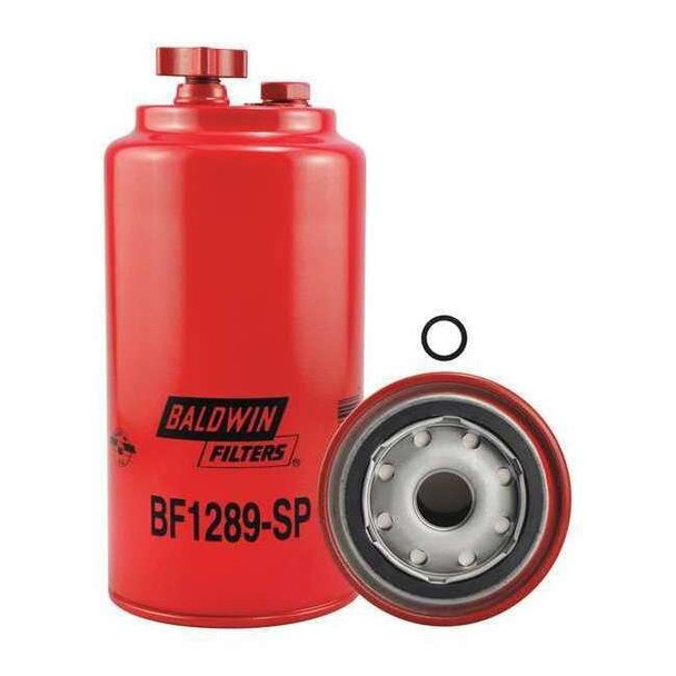 Baldwin Filters Fuel/Water Separator,7-15/16x3-11/16 In BF1289-SP