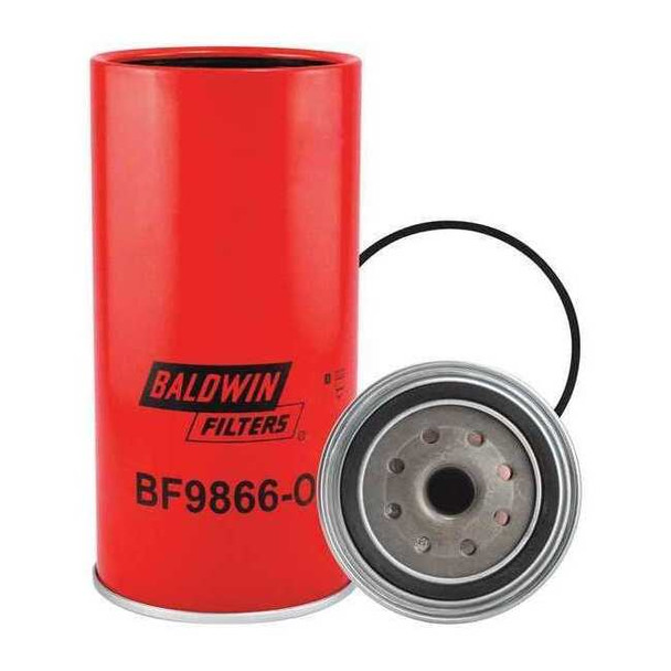 Baldwin Filters Fuel/Water Separator,8-11/16x4-3/8 In BF9866-O