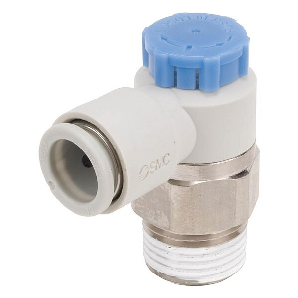 Smc Speed Control Valve,8mm Tube,3/8 In AS3211F-03-11SA