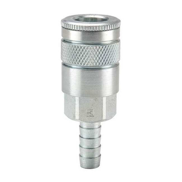 Parker Coupler Body,Steel,Hose Barb,50 cfm 14-6B