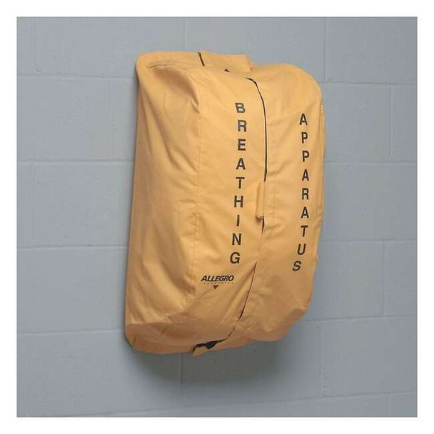Allegro Industries SCBA Cover and Backboard,Black/Yellow 4110-18