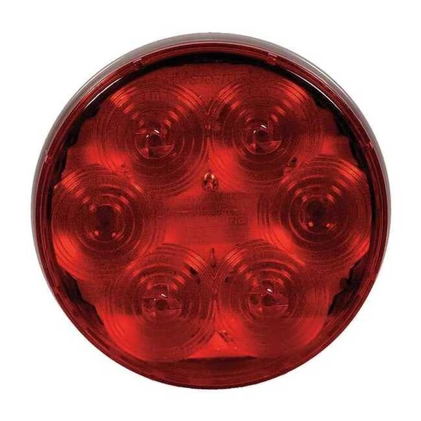 Maxxima Stop/Tail/Turn Light,LED,Red,4-1/4 Dia M42344R