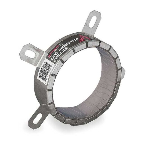 Specseal Firestop Pipe Collar,Silver,Steel,9"Dia. SSC600