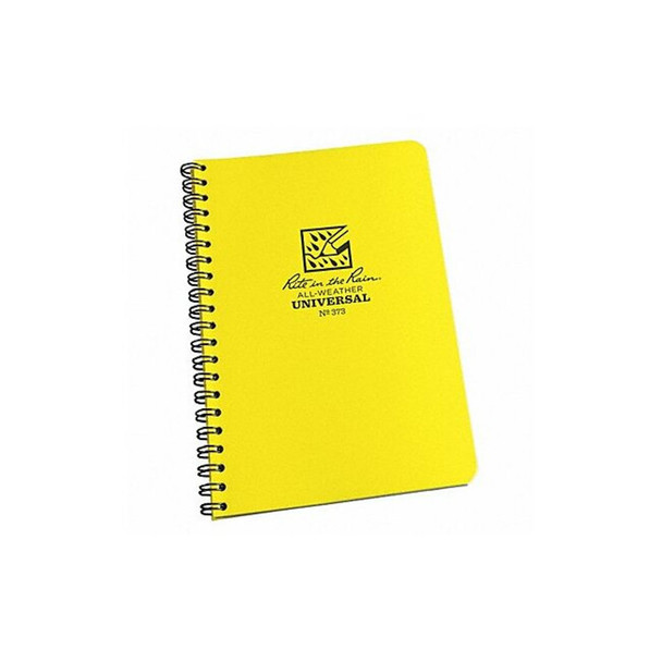 Rite in the Rain All Weather Notebook,Univ Grid,4-5/8x7in 373