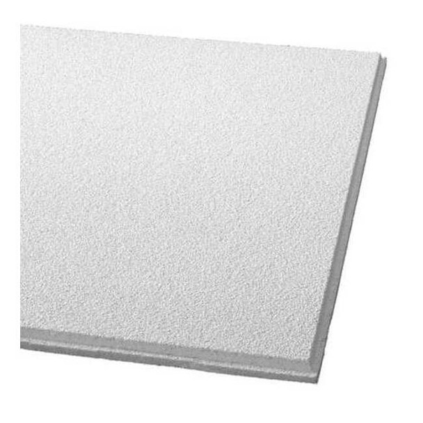 Dune Ceiling Tile, 24 in W x 48 in L, Angled Tegular, 15/16 in Grid Size, 10 PK