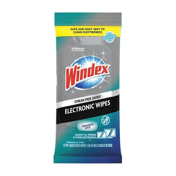 Windex Electronics Wipes, 12 Pack, 25 Wipes/ Pack 319248